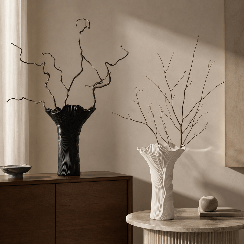 Organic Sculptural Ceramic Vase Collection