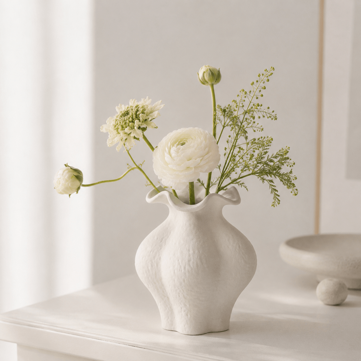 Organic Sculptural Ceramic Vase Collection