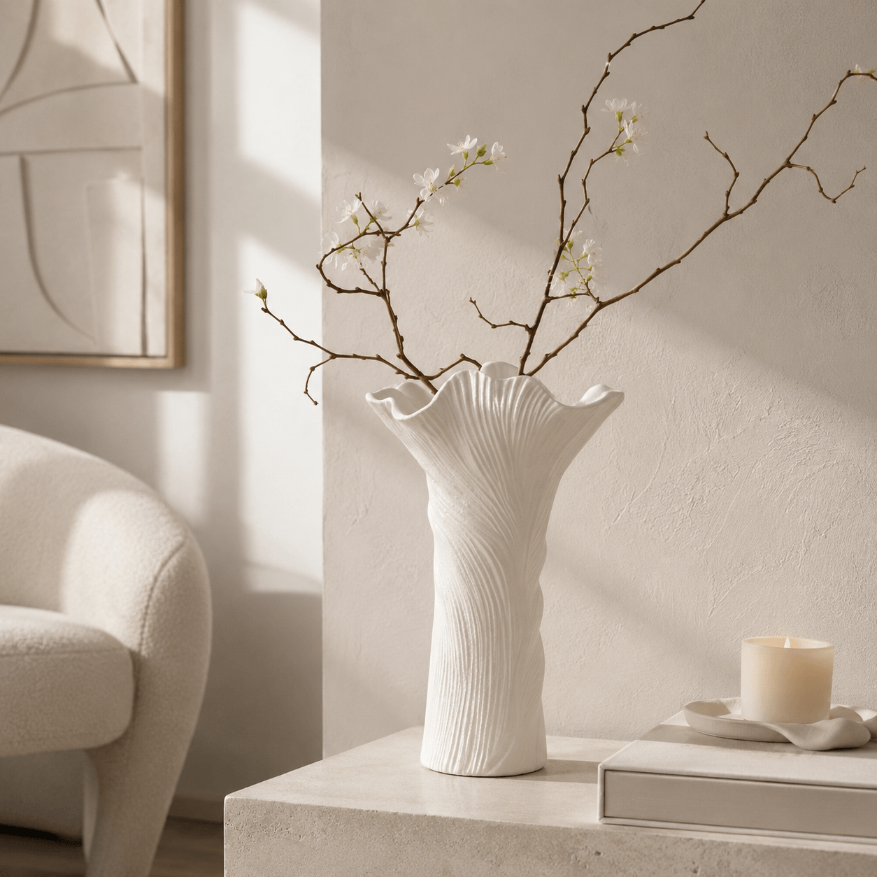 Organic Sculptural Ceramic Vase Collection