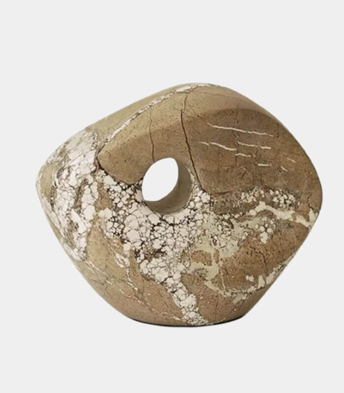 Natural Marble Sculptural Object 20 cm