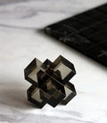 Modern Geometric Crystal Glass Sculpture