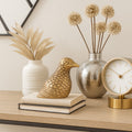 Antique Brass Dove Bird Statue