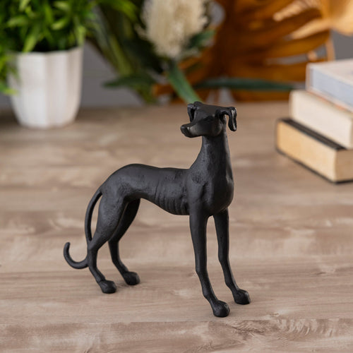 Antique Bronze Greyhound Dog Statue