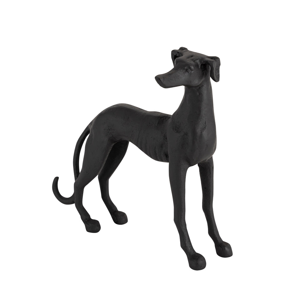 Antique Bronze Greyhound Dog Statue