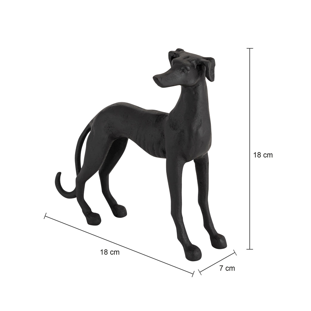Antique Bronze Greyhound Dog Statue
