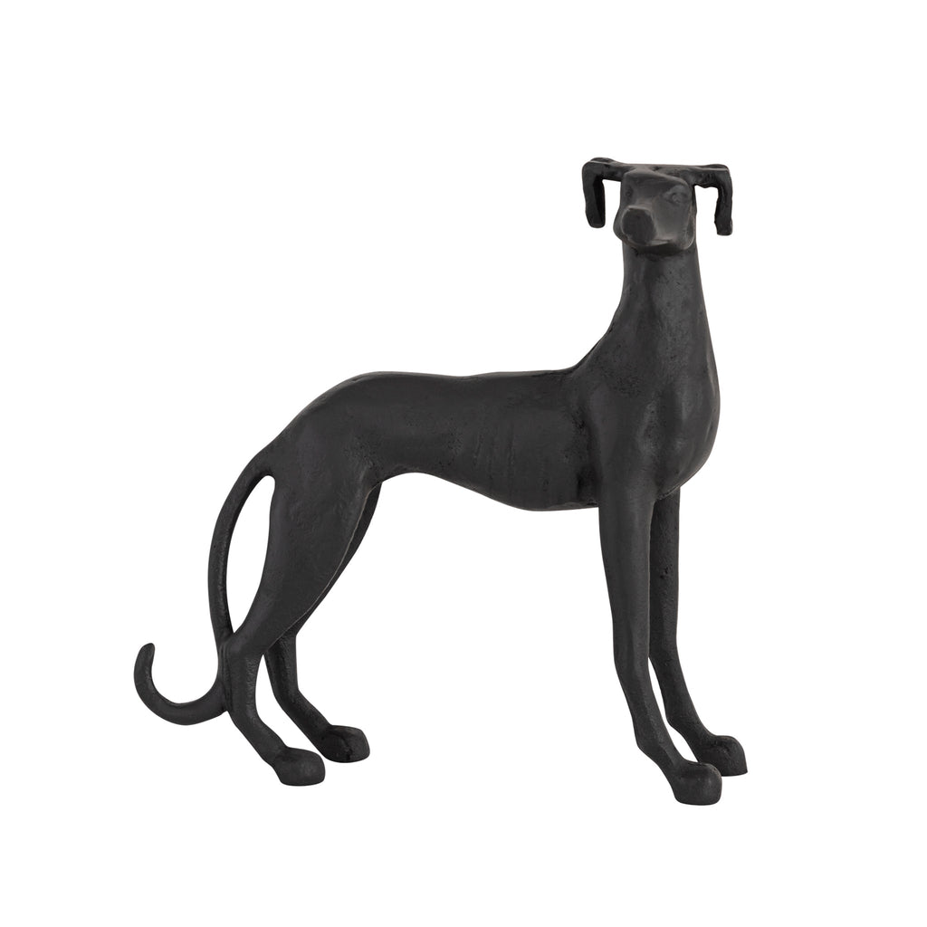 Antique Bronze Greyhound Dog Statue