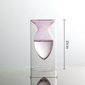 Inside Out Double Walled Glass Vase