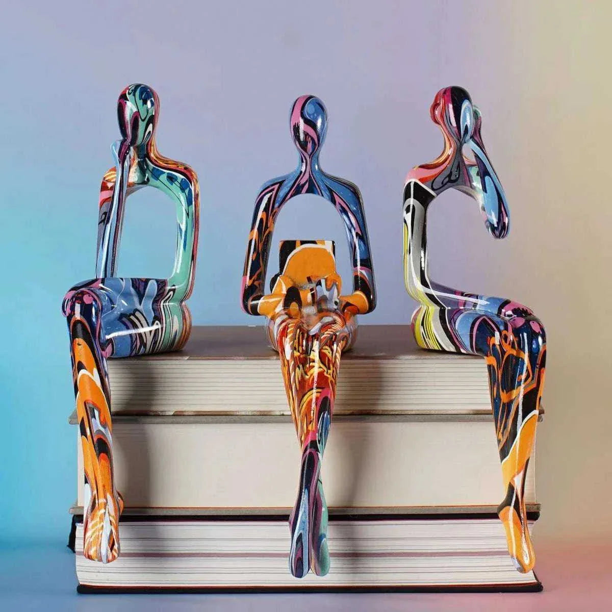 Abstract Thinker Resin Figurine