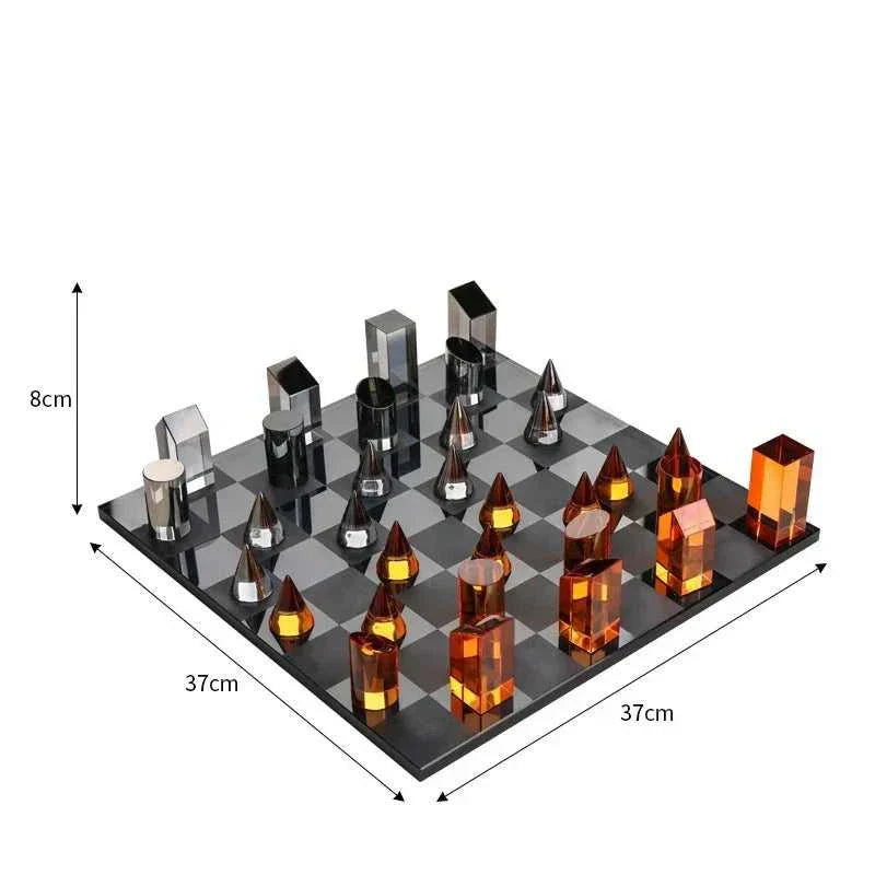 Abstract Geometric Crystal Sculpture