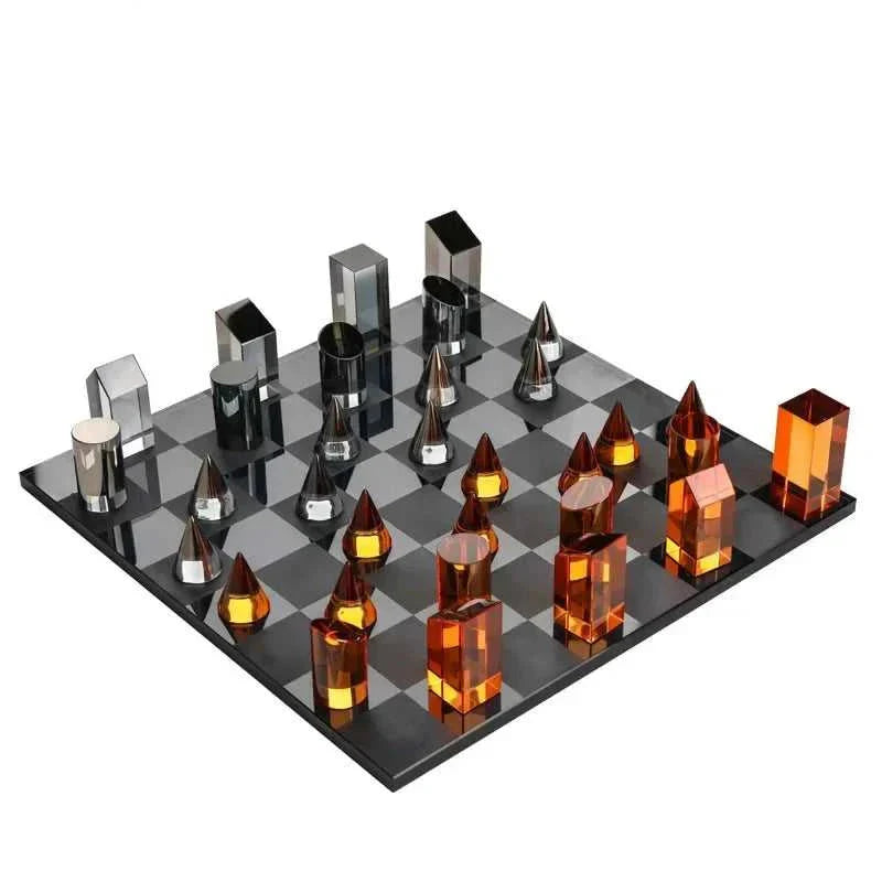 Abstract Geometric Crystal Sculpture