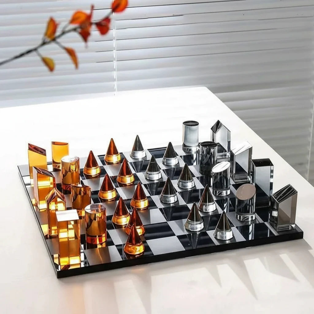 Abstract Geometric Crystal Sculpture