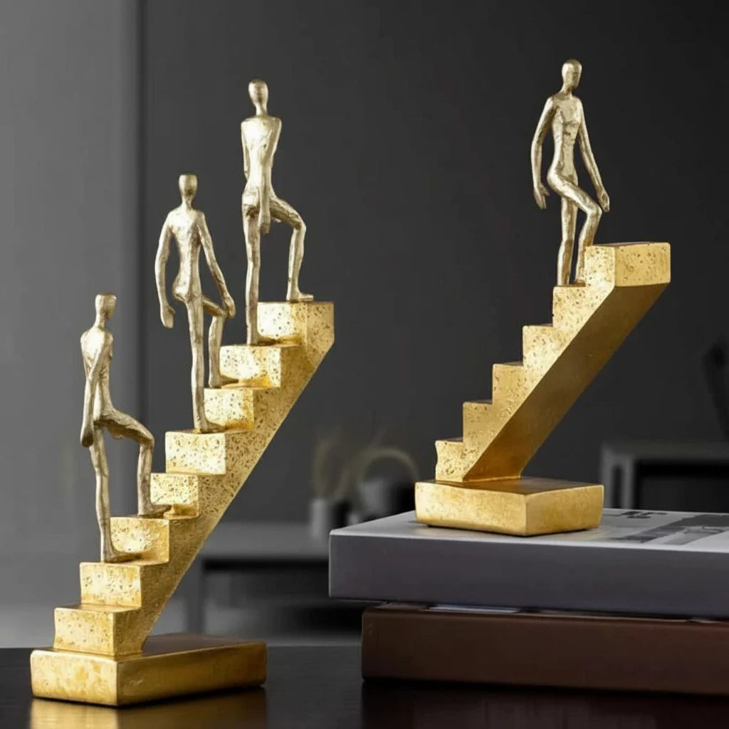 Climbing Man Abstract Sculpture