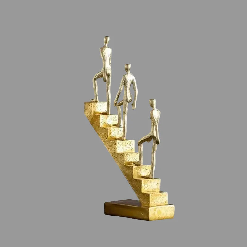 Climbing Man Abstract Sculpture